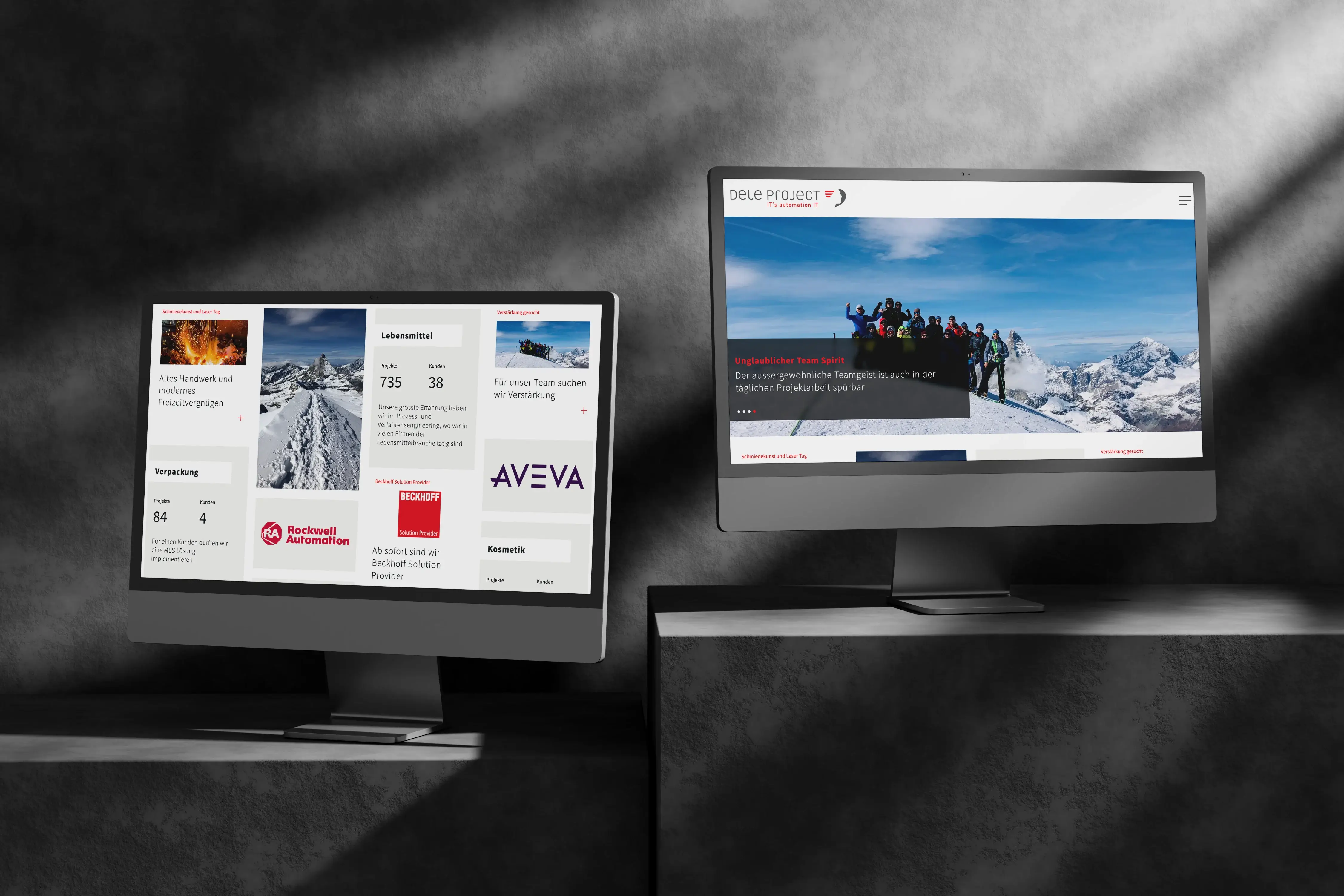 Neuer Webauftritt für Deleproject - Deleproject AG
